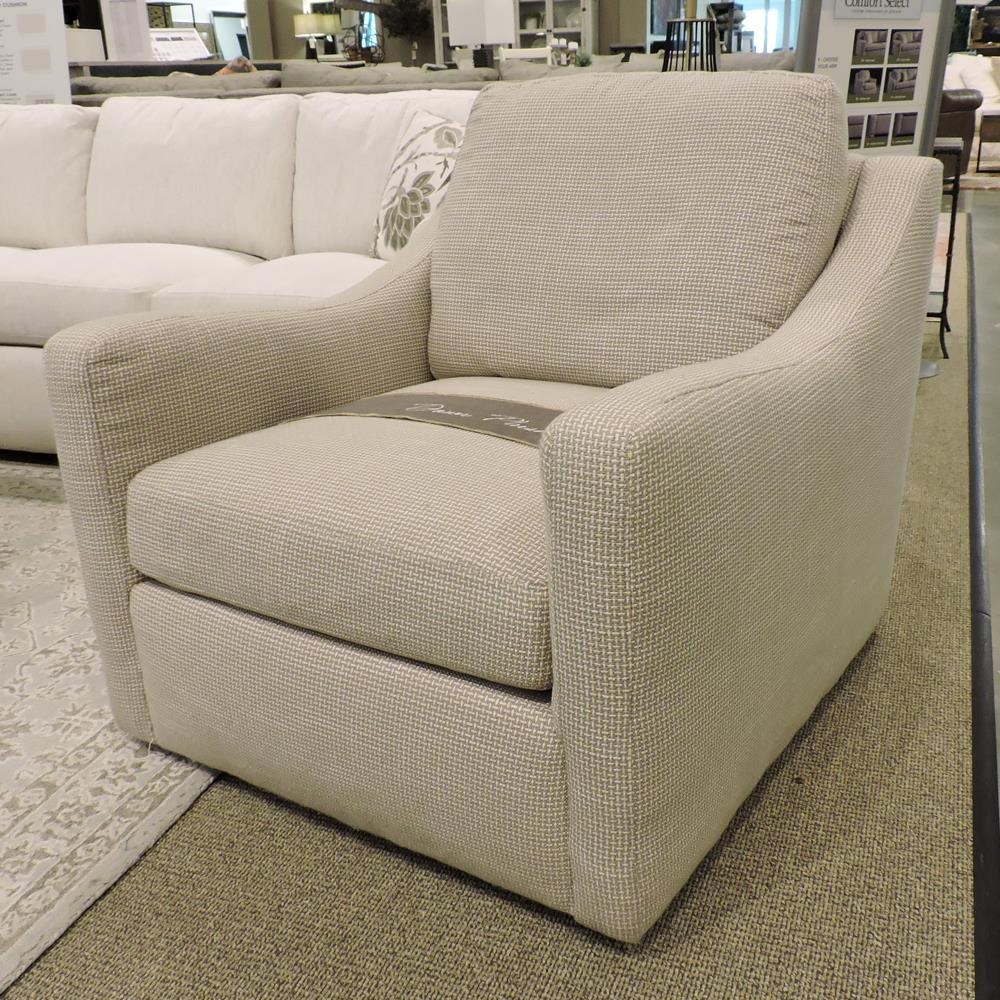 Sam Moore Loft Living Swivel Chair Belfort Furniture Upholstered Chairs